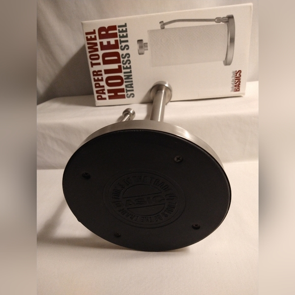 TOOLS OF THE TRADE BASICS STAINLESS STEEL PAPER TOWEL HOLDER NWT - Picture 3 of 4